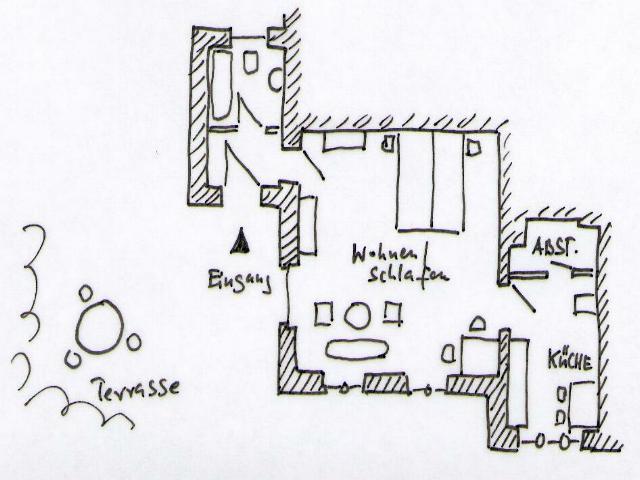 Plan der Ferienwohnung